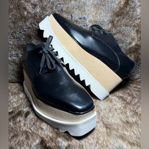 Stella McCartney Elyse Platform Oxford Black